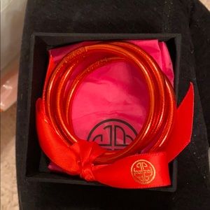 All Weather Bangles-Crimson